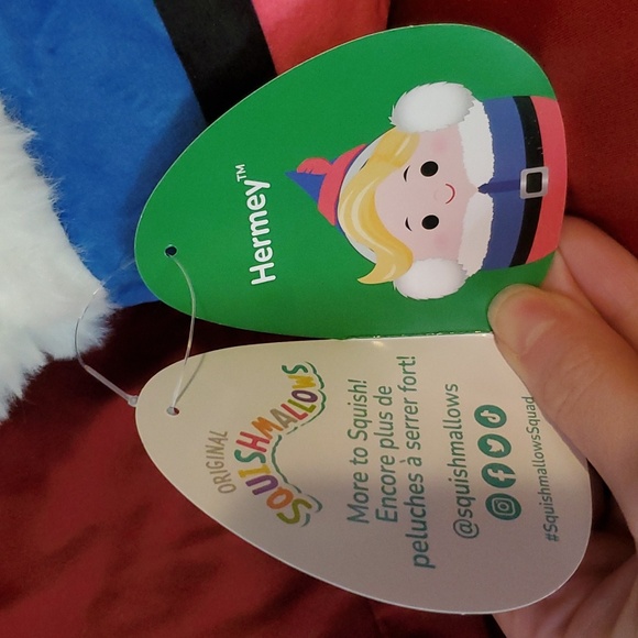 Hermey the Elf Squishmallows Holiday Plush 8" - Picture 4 of 4